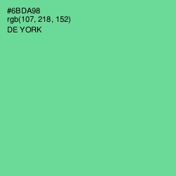 #6BDA98 - De York Color Image